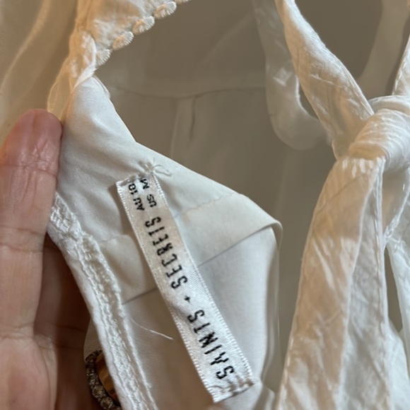 Saints+Secrets For Hello Molly Want To Warn You Dress White SzM - Picture 9 of 11